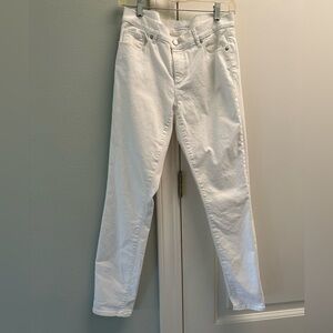LOFT Modern Skinny Jeans, White, Size 28 / 6